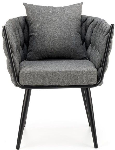 Lounge Chair West Stamford | size: Width: 67cm, Height: 77cm, Depth: 55cm | color: Gray | image: 4 | variant: 1007131