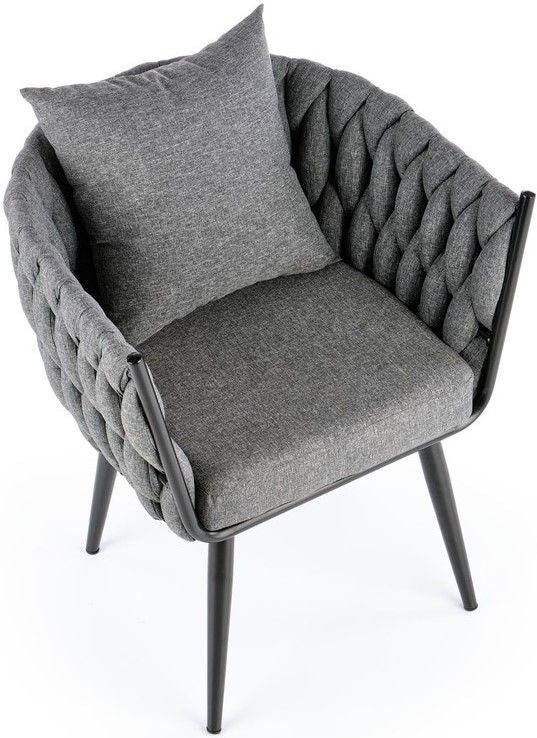 Lounge Chair West Stamford | size: Width: 67cm, Height: 77cm, Depth: 55cm | color: Gray | image: 6 | variant: 1007131