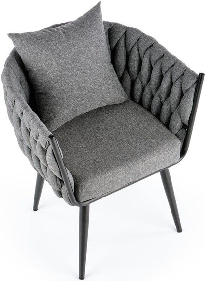 Lounge Chair West Stamford | size: Width: 67cm, Height: 77cm, Depth: 55cm | color: Gray | image: 6 | variant: 1007131