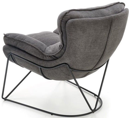Lounge Chair West Tonbridge | size: Width: 75cm, Height: 85cm, Depth: 88cm | color: Gray | image: 3 | variant: 1007244