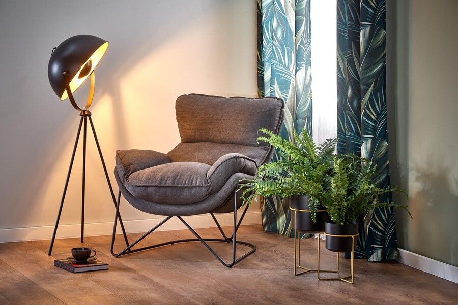 Lounge Chair West Tonbridge | size: Width: 75cm, Height: 85cm, Depth: 88cm | color: Gray | image: 7 | variant: 1007244