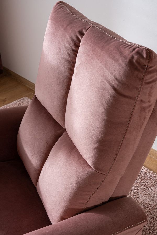 Lounge Chair Wolverhampton | size: Width: 76cm, Height: 96cm, Depth: 94cm | color: Pink | image: 4 | variant: 1004096