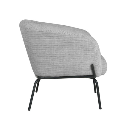 Lounge Chair Woodbridge | size: Width: 77cm, Height: 72.5cm, Depth: 74cm | color: Gray | image: 2 | variant: 1001055