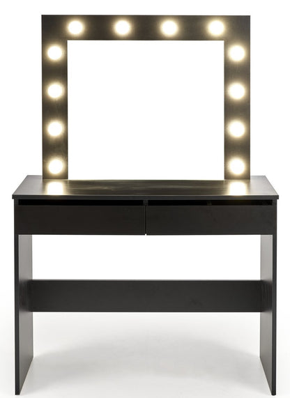 Makeup Table West Aberdyfi | size: Length: 43cm, Width: 94cm, Height: 140cm | color: Black | image: 2 | variant: 1007366