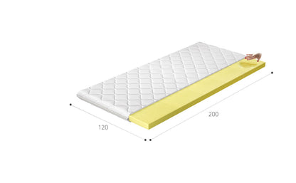 Mattress Topper Lecco 2 | size: Length: 200cm, Width: 120cm | image: 2 | variant: 1014972