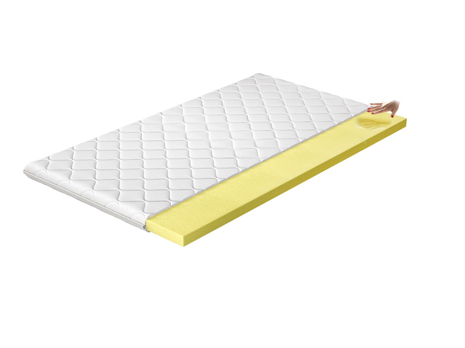 Mattress Topper Visco 3 | size: Length: 200cm, Width: 140cm | image: 1 | variant: 1013993