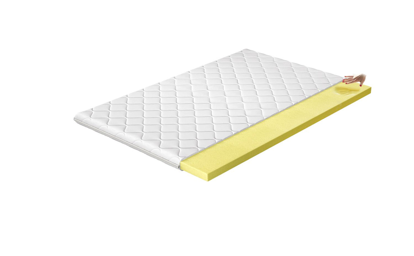Mattress Topper Visco 4 | size: Length: 200cm, Width: 160cm | image: 1 | variant: 1013994