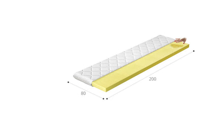 Mattress Topper Visco | size: Length: 200cm, Width: 80cm | image: 2 | variant: 1013990