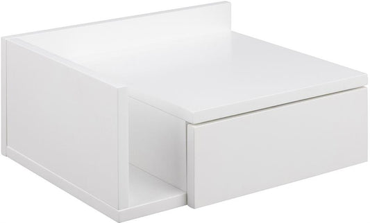 Nightstand Ashlan 1 | size: Width: 40cm, Height: 16.5cm, Depth: 32cm | color: White | image: 1 | variant: 1016947