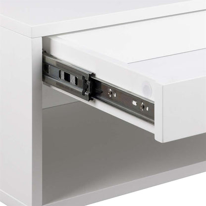 Nightstand Cholet | size: Width: 50cm, Height: 24.3cm, Depth: 35cm | color: White | image: 4 | variant: 1002040