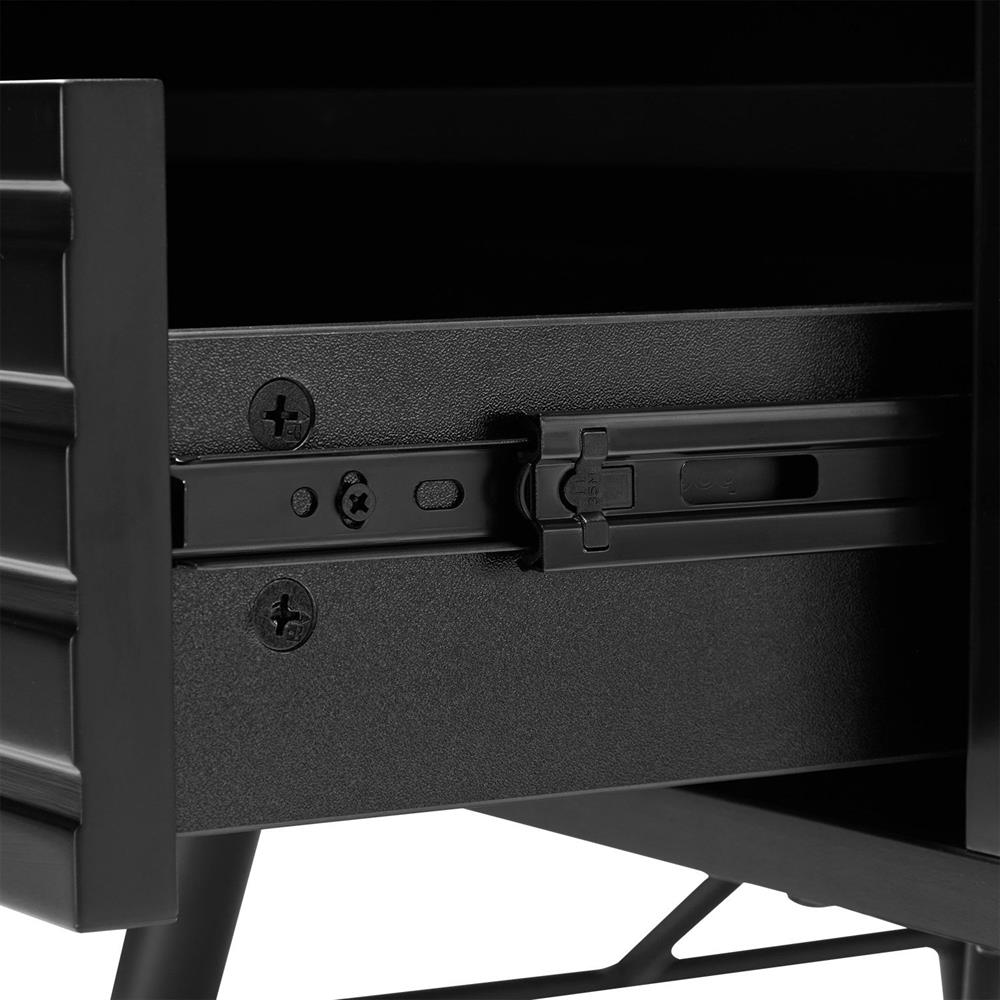 Nightstand East Vatican | size: Width: 45cm, Height: 50cm, Depth: 35cm | color: Black | image: 4 | variant: 1006082