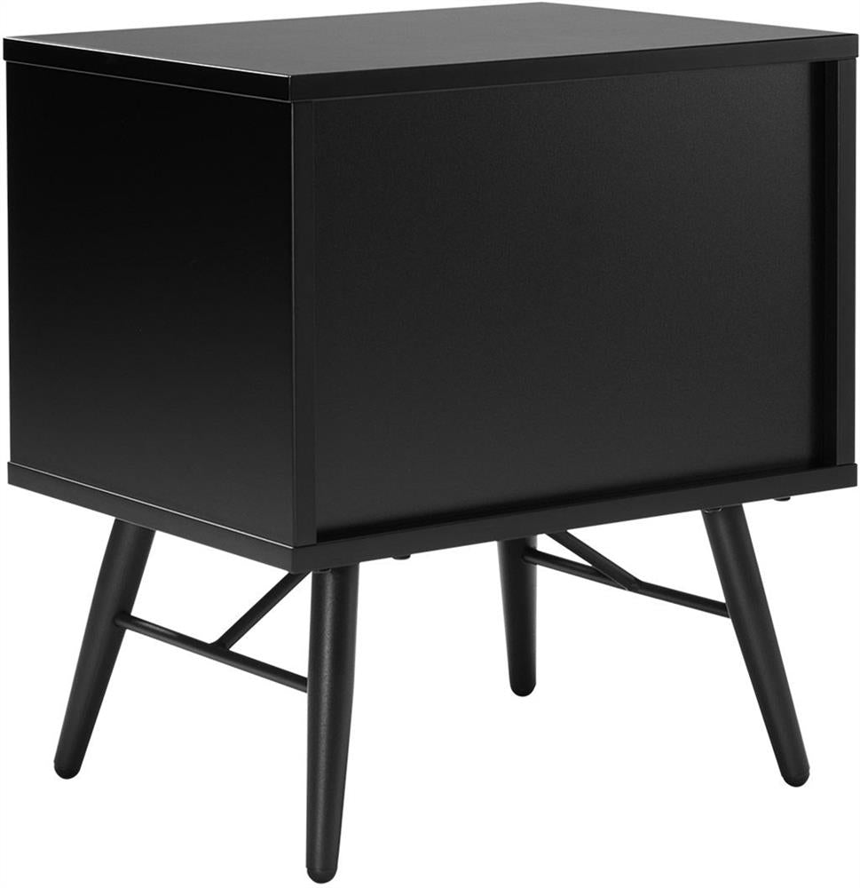Nightstand East Vatican | size: Width: 45cm, Height: 50cm, Depth: 35cm | color: Black | image: 7 | variant: 1006082