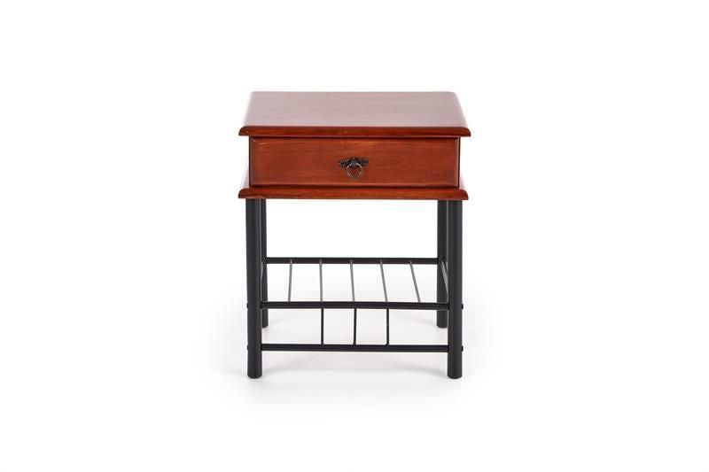 Nightstand Fiona | size: Width: 48cm, Height: 55cm, Depth: 37cm | color: Black | image: 0 | variant: 1010856