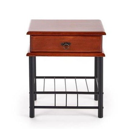 Nightstand Fiona | size: Width: 48cm, Height: 55cm, Depth: 37cm | color: Black | image: 4 | variant: 1010856