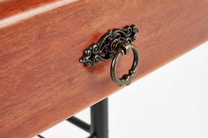 Nightstand Fiona | size: Width: 48cm, Height: 55cm, Depth: 37cm | color: Black | image: 5 | variant: 1010856