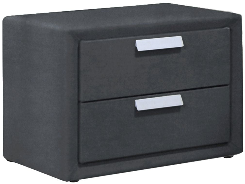 Nightstand Grace | size: Length: 50.5cm, Width: 41cm, Height: 40cm | color: Gray | image: 1 | variant: 1000393