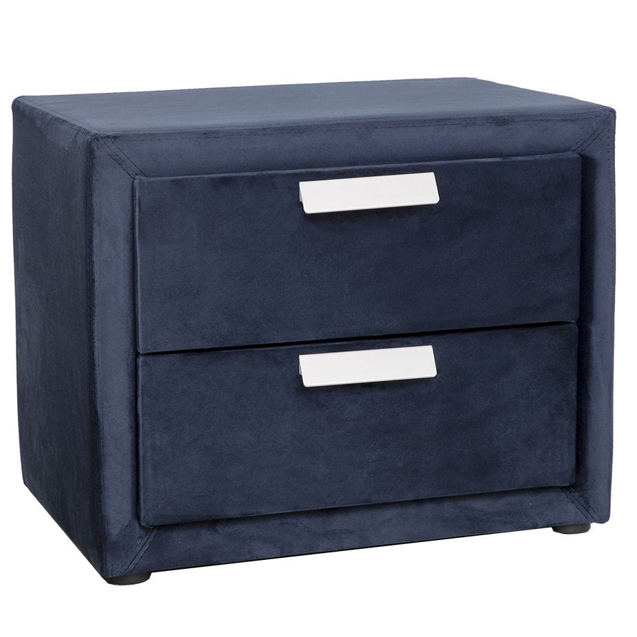Nightstand Grace | size: Width: 50.5cm, Height: 40cm, Depth: 41cm | color: Blue | image: 0 | variant: 1000391