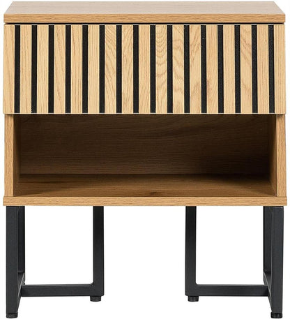 Nightstand Hampton | size: Width: 50cm, Height: 55cm, Depth: 40cm | color: Oak | image: 3 | variant: 1017688