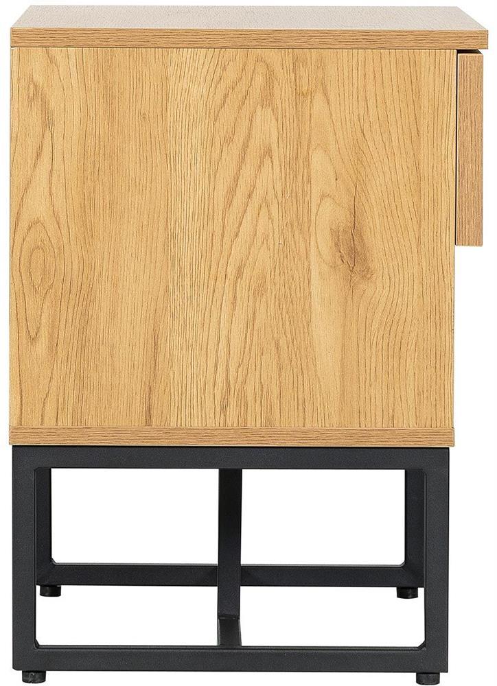 Nightstand Hampton | size: Width: 50cm, Height: 55cm, Depth: 40cm | color: Oak | image: 4 | variant: 1017688