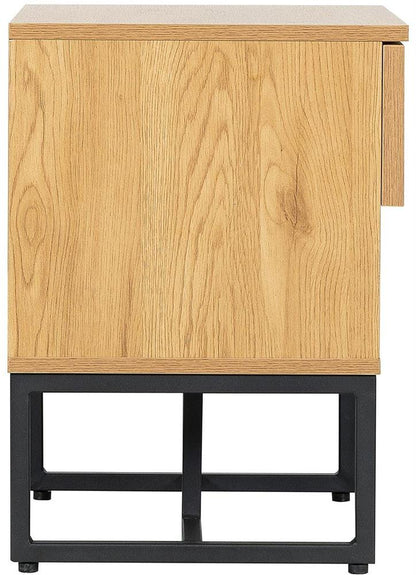 Nightstand Hampton | size: Width: 50cm, Height: 55cm, Depth: 40cm | color: Oak | image: 4 | variant: 1017688