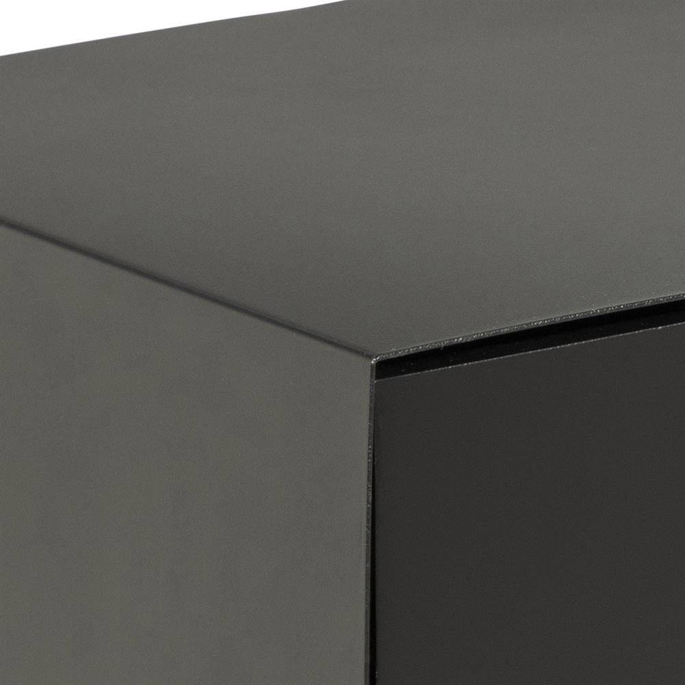Nightstand Joliet | size: Width: 30cm, Height: 30cm, Depth: 25cm | color: Black | image: 6 | variant: 1016948