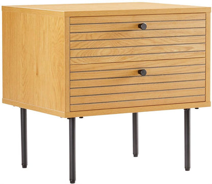 Nightstand Line | size: Width: 50cm, Height: 50cm, Depth: 40cm | color: Oak | image: 1 | variant: 1017687