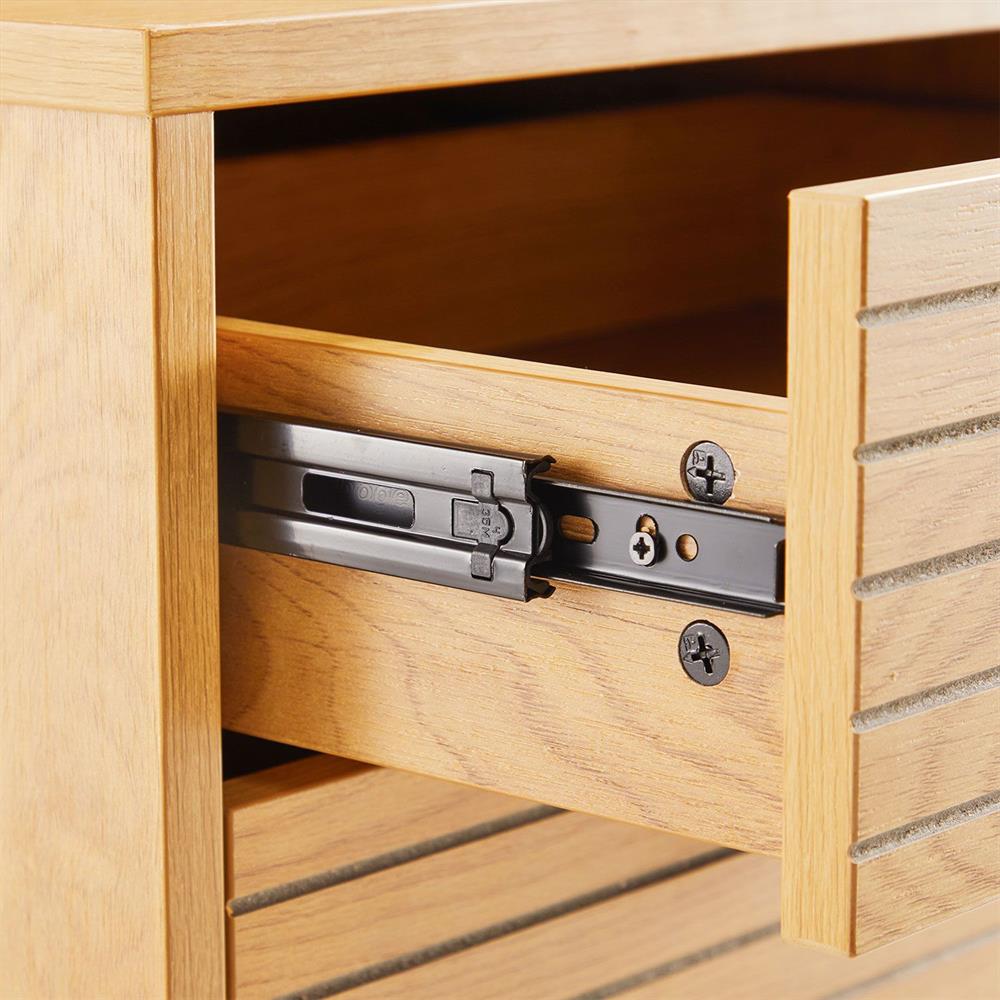 Nightstand Line | size: Width: 50cm, Height: 50cm, Depth: 40cm | color: Oak | image: 6 | variant: 1017687