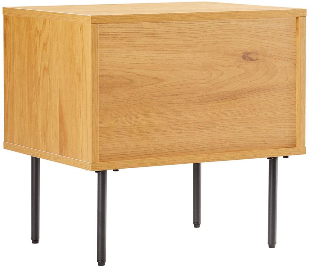 Nightstand Line | size: Width: 50cm, Height: 50cm, Depth: 40cm | color: Oak | image: 7 | variant: 1017687
