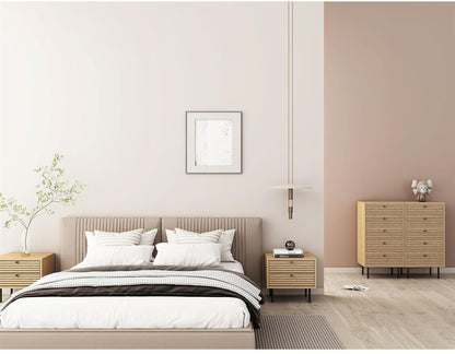 Nightstand Line | size: Width: 50cm, Height: 50cm, Depth: 40cm | color: Oak | image: 8 | variant: 1017687