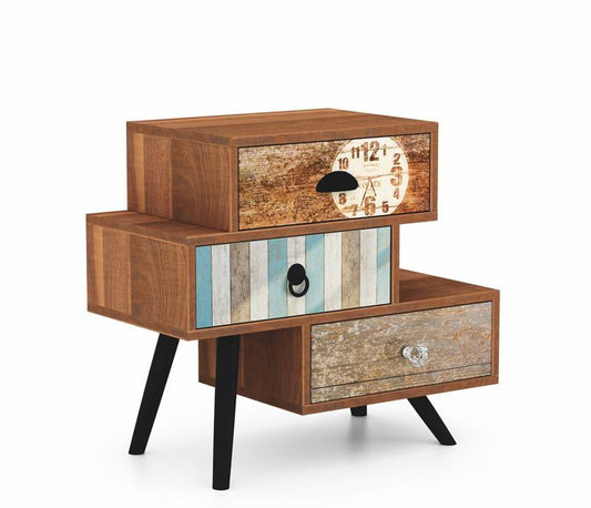 Nightstand Mezo | size: Width: 59cm, Height: 53cm, Depth: 29cm | color: Multicolored | image: 1 | variant: 1010855