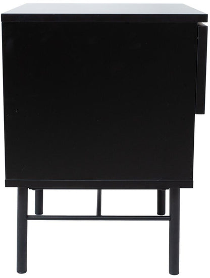 Nightstand Milton | size: Width: 45cm, Height: 55cm, Depth: 40cm | color: Black | image: 4 | variant: 1000475