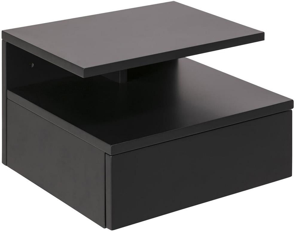 Nightstand Newport | size: Width: 35cm, Height: 22.5cm, Depth: 32cm | color: Gray | image: 2 | variant: 1000471