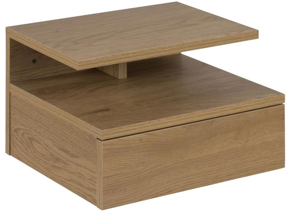 Nightstand Newport | size: Width: 35cm, Height: 22.5cm, Depth: 32cm | color: Oak | image: 2 | variant: 1000470