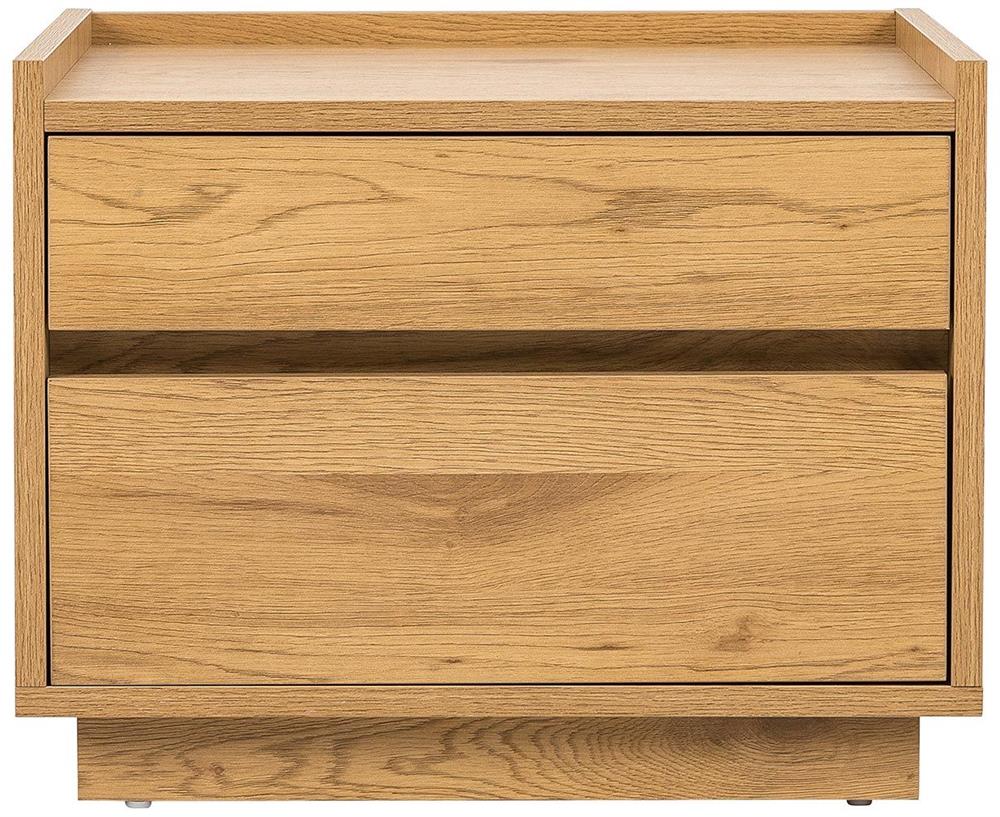Nightstand Sacha | size: Width: 50cm, Height: 40cm, Depth: 40cm | color: Oak | image: 3 | variant: 1017691