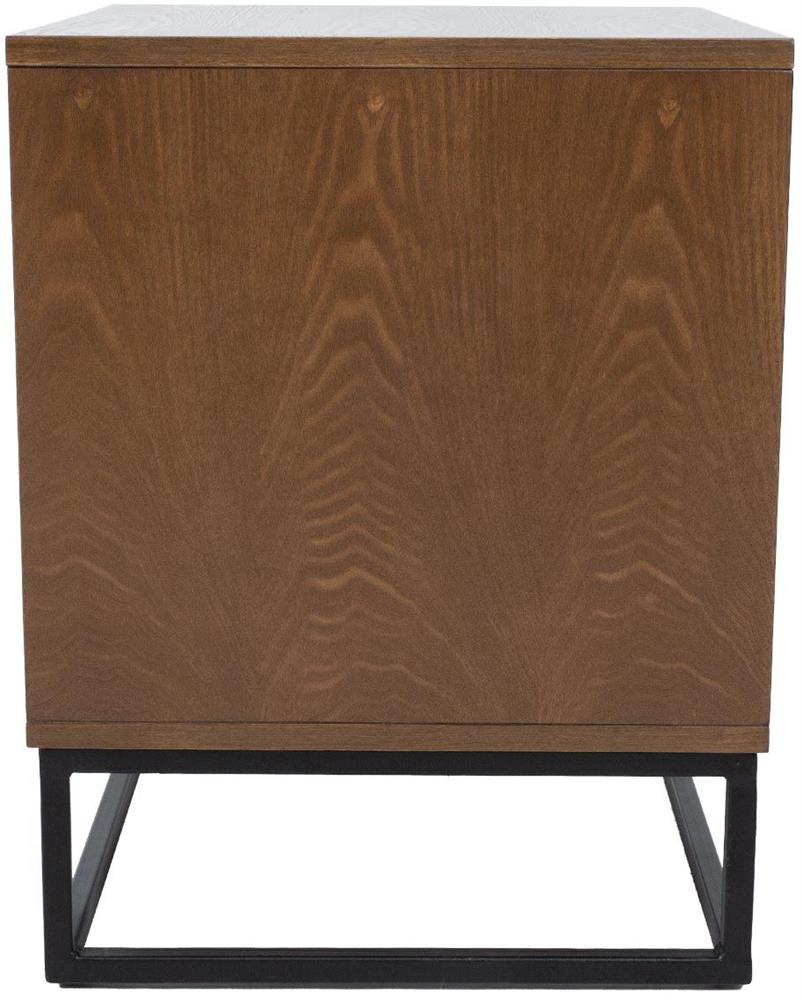 Nightstand Voksi | size: Width: 45cm, Height: 52cm, Depth: 40cm | color: Brown | image: 5 | variant: 1017685