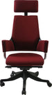 Office Chair Aberdyfi | size: Width: 60cm, Height: 116-128.5cm, Depth: 47cm | color: Red | image: 1 | variant: 1001158