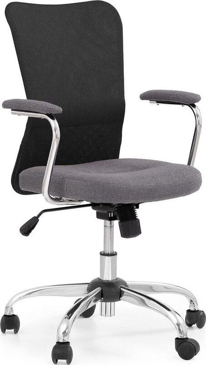 Office Chair Andy | size: Width: 56cm, Height: 95cm, Depth: 41cm | color: Black | image: 1 | variant: 1005070