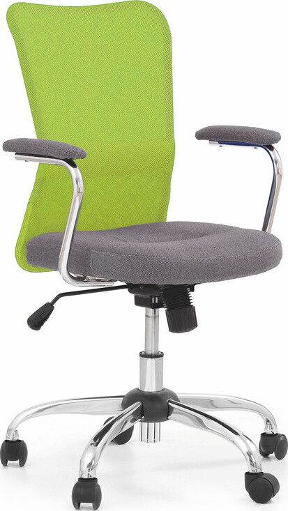 Office Chair Andy | size: Width: 56cm, Height: 95cm, Depth: 41cm | color: Green | image: 1 | variant: 1005069