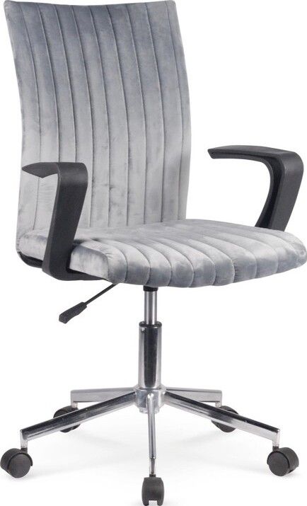 Office Chair Aosta | size: Width: 55cm, Height: 98cm, Depth: 58cm | color: Gray | image: 1 | variant: 1002884