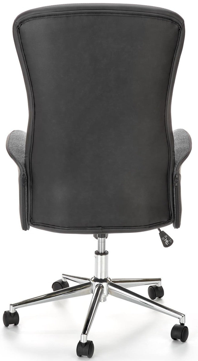 Office Chair Argento | size: Width: 65cm, Height: 118cm, Depth: 75cm | color: Black/Grey | image: 2 | variant: 1016855