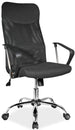 Office Chair Armagh | size: Width: 62cm, Height: 107-116cm, Depth: 50cm | color: Black | image: 1 | variant: 1004160
