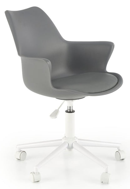 Office Chair Asti | size: Width: 62cm, Height: 80cm, Depth: 64cm | color: White/Grey | image: 1 | variant: 1002900