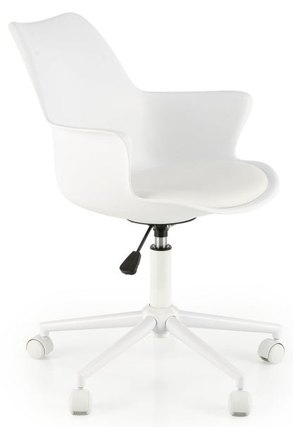 Office Chair Asti | size: Width: 62cm, Height: 80cm, Depth: 64cm | color: White | image: 1 | variant: 1002899