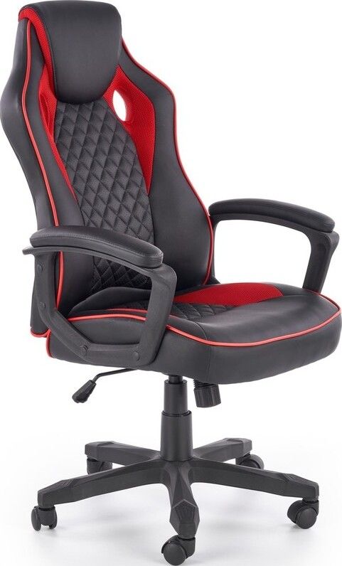 Office Chair Baffin | size: Width: 64cm, Height: 118cm, Depth: 70cm | color: Black | image: 1 | variant: 1011620