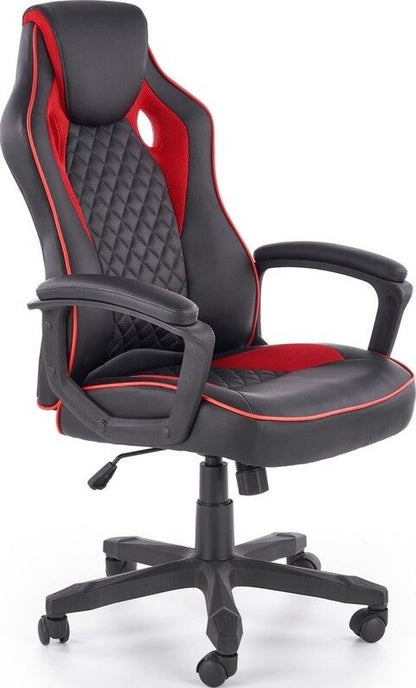Office Chair Baffin | size: Width: 64cm, Height: 118cm, Depth: 70cm | color: Black | image: 1 | variant: 1011620
