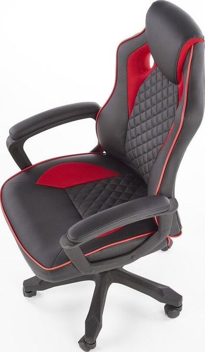 Office Chair Baffin | size: Width: 64cm, Height: 118cm, Depth: 70cm | color: Black | image: 2 | variant: 1011620