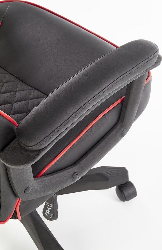 Office Chair Baffin | size: Width: 64cm, Height: 118cm, Depth: 70cm | color: Black | image: 6 | variant: 1011620