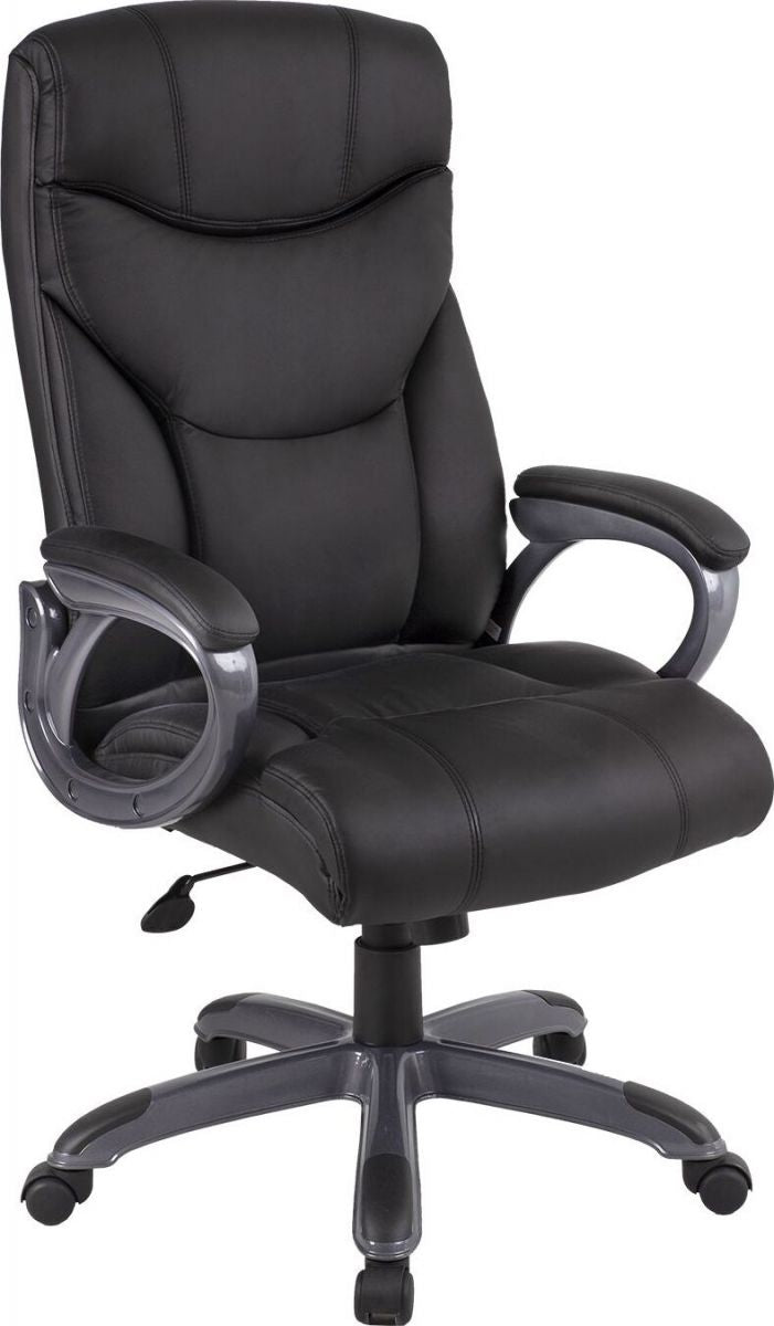 Office Chair Barmouth | size: Width: 73.5cm, Height: 115-124cm, Depth: 65.5cm | color: Black | image: 1 | variant: 1001144