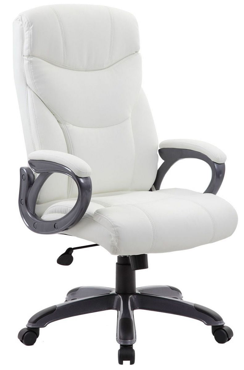 Office Chair Barmouth | size: Width: 73.5cm, Height: 115-124cm, Depth: 65.5cm | color: White | image: 0 | variant: 1001145