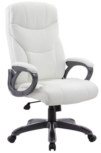 Office Chair Barmouth | size: Width: 73.5cm, Height: 115-124cm, Depth: 65.5cm | color: White | image: 0 | variant: 1001145